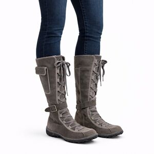 Size 6.5 Timberland Women’s Tall Lace Up Buckle Boots 22613 Winter